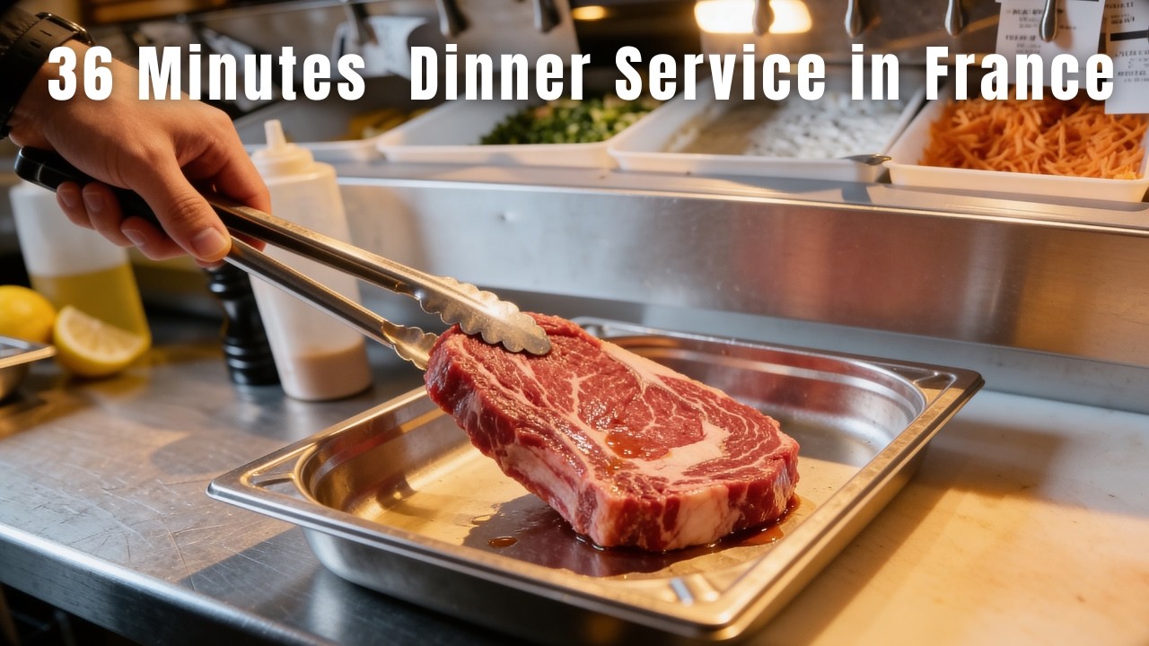 High-Pressure Dinner Service in France 🇫🇷 | French Grill Restaurant POV 🔥
