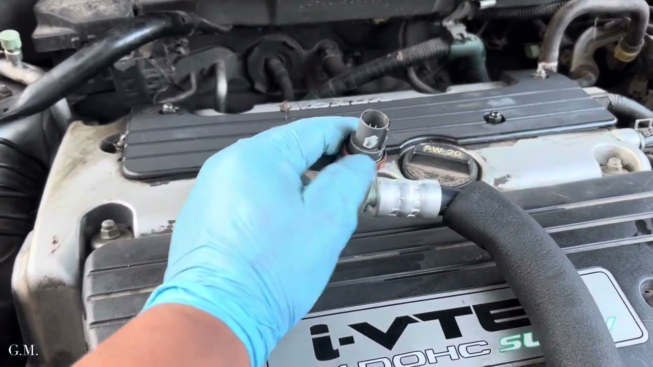 REEMPLAZO DE MANGUERA DE DIRECCIÓN HIDRÁULICA HONDA ACCORD 2.4L VTEC 2005