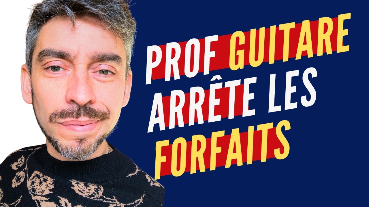 Forfait ou Cours à l’unité ? La vérité que personne ne dit aux profs de guitare