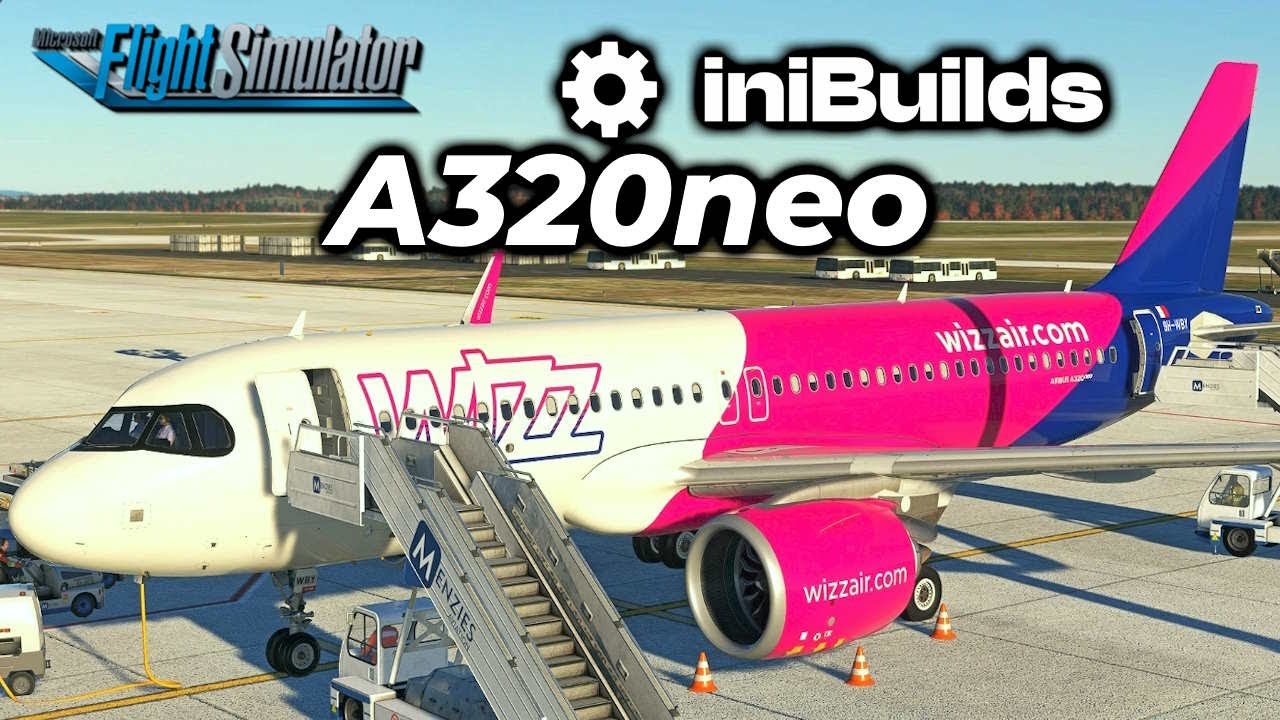 Wizzair - Testuję Nowego Airbusa A320neo iniBuilds | MSFS 2020 ✈️ Katowice EPKT - Calabria LICR