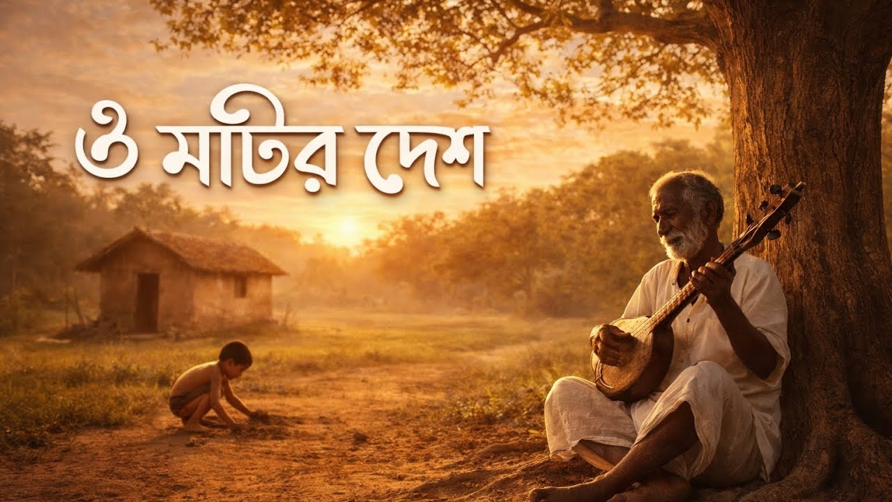 ও মাটির দেশ | Classic Folk Song | Village Life & Roots Music | A-Folk Studio