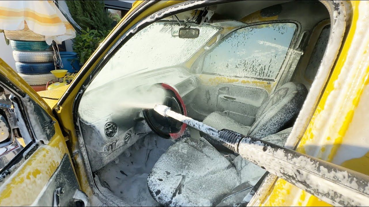 ARABAYI İÇ DIŞ YIKADIM TERTEMİZ OLDU ! RENAULT KANGOO