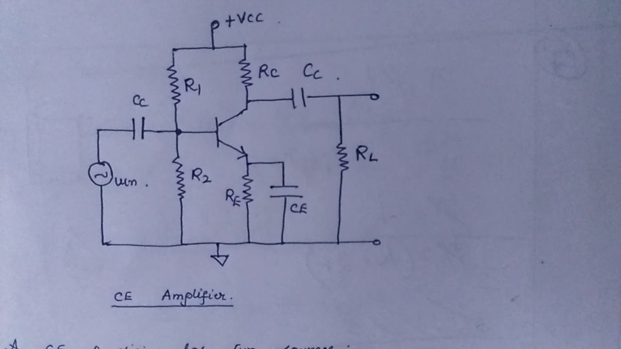 CE Amplifier-DC Equivalent circuit
