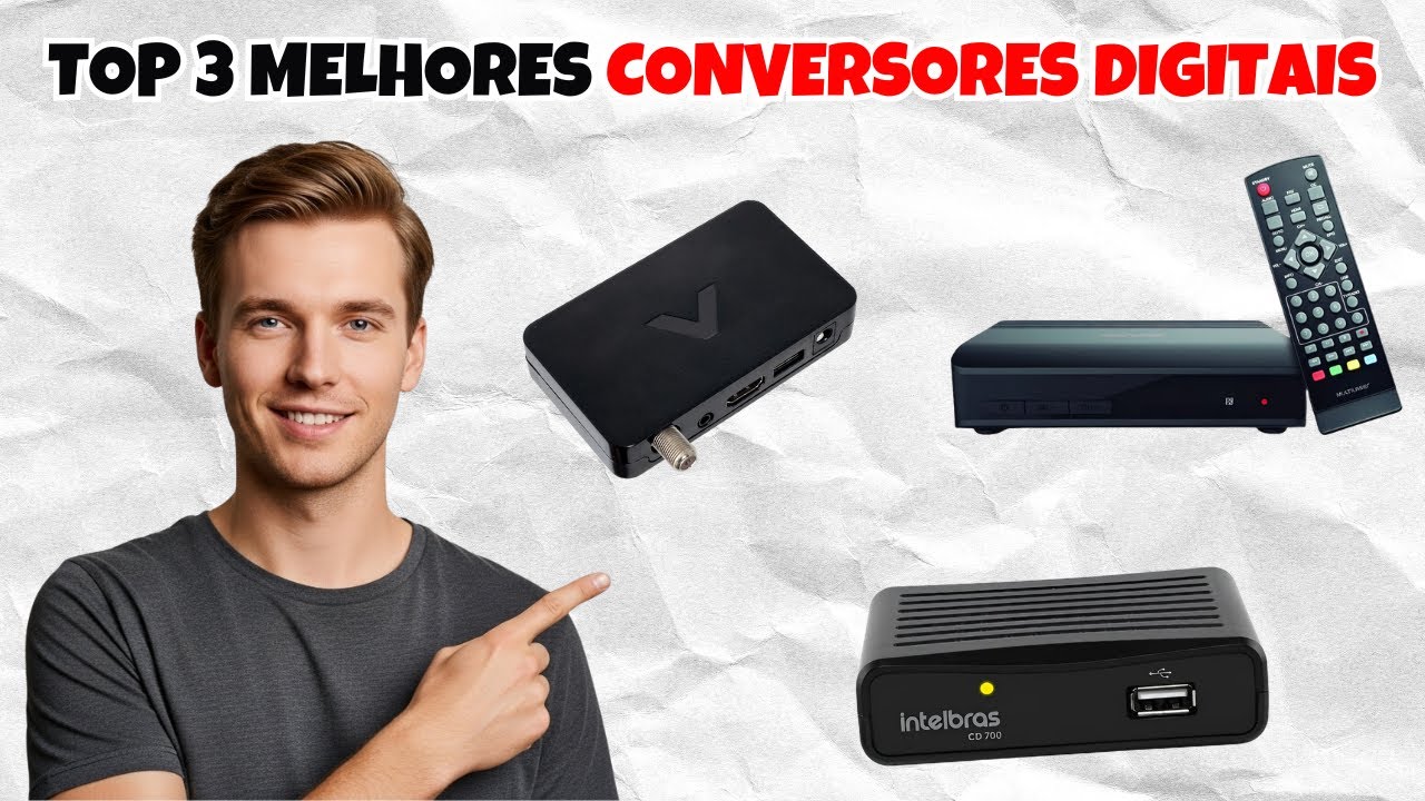 QUAL O MELHOR CONVERSOR DIGITAL de 2025? - Onde Comprar Conversor Digital Bom e Barato?