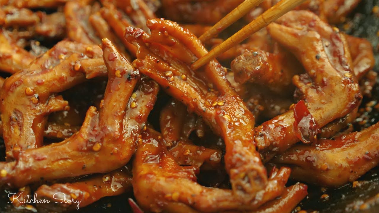 ខជើងទាហឹរហោះ[Spicy Braised Duck Feet][Kitchen Story]