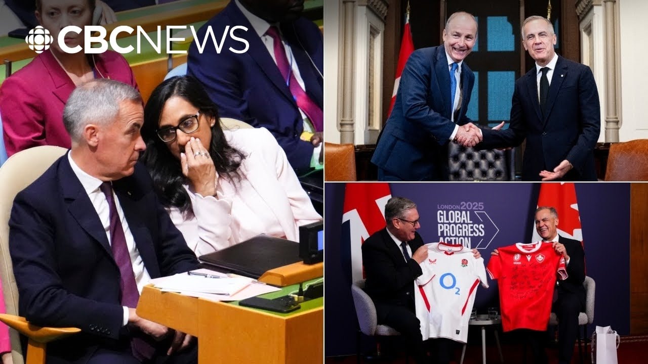 What is being accomplished on PM Carney’s trips abroad?