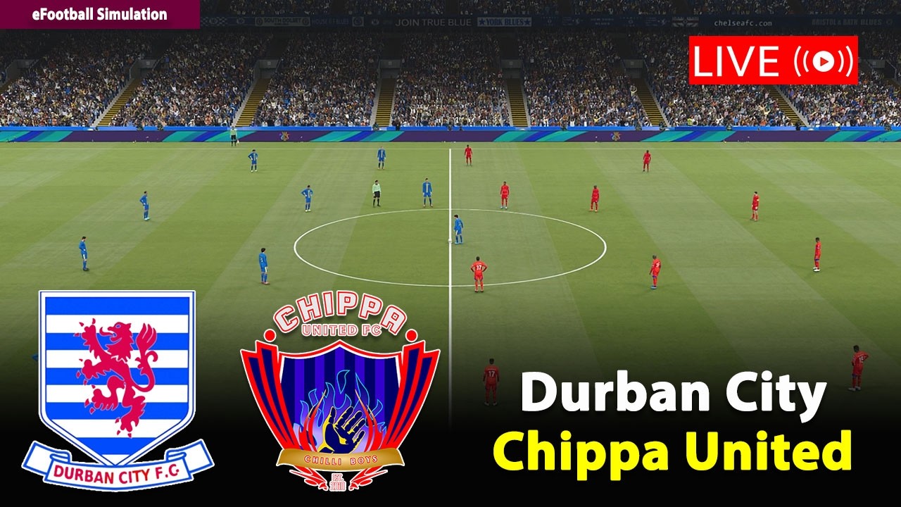 🔴Live- Durban City vs Chippa United | South Africa Premiership 25/26 Match | PES21 Game Simulation