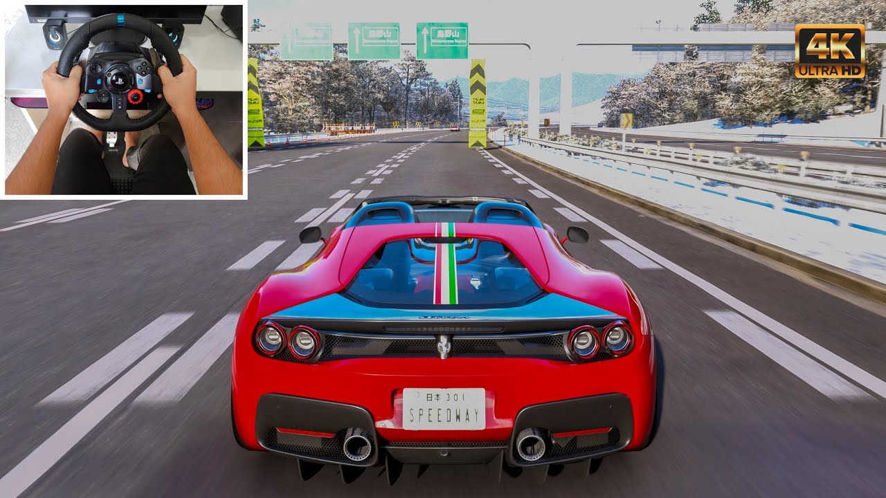 1418HP Ferrari J50 DESTROYS Extreme Track Toys! | Forza Horizon 6 | Logitech G29 Gameplay