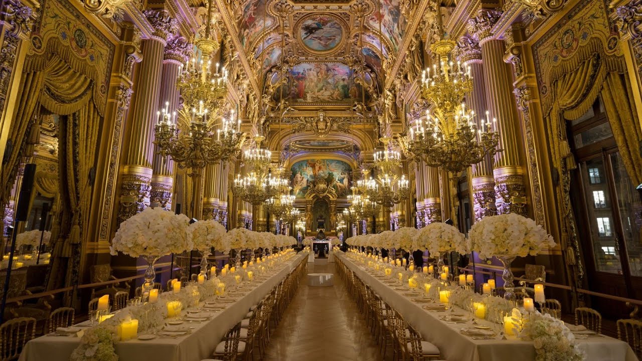 The Most Beautiful Place To  Get Married at : Opera Garnier, Paris