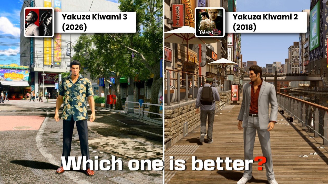 Yakuza Kiwami 3 vs Yakuza Kiwami 2 | Graphics & Details Comparison