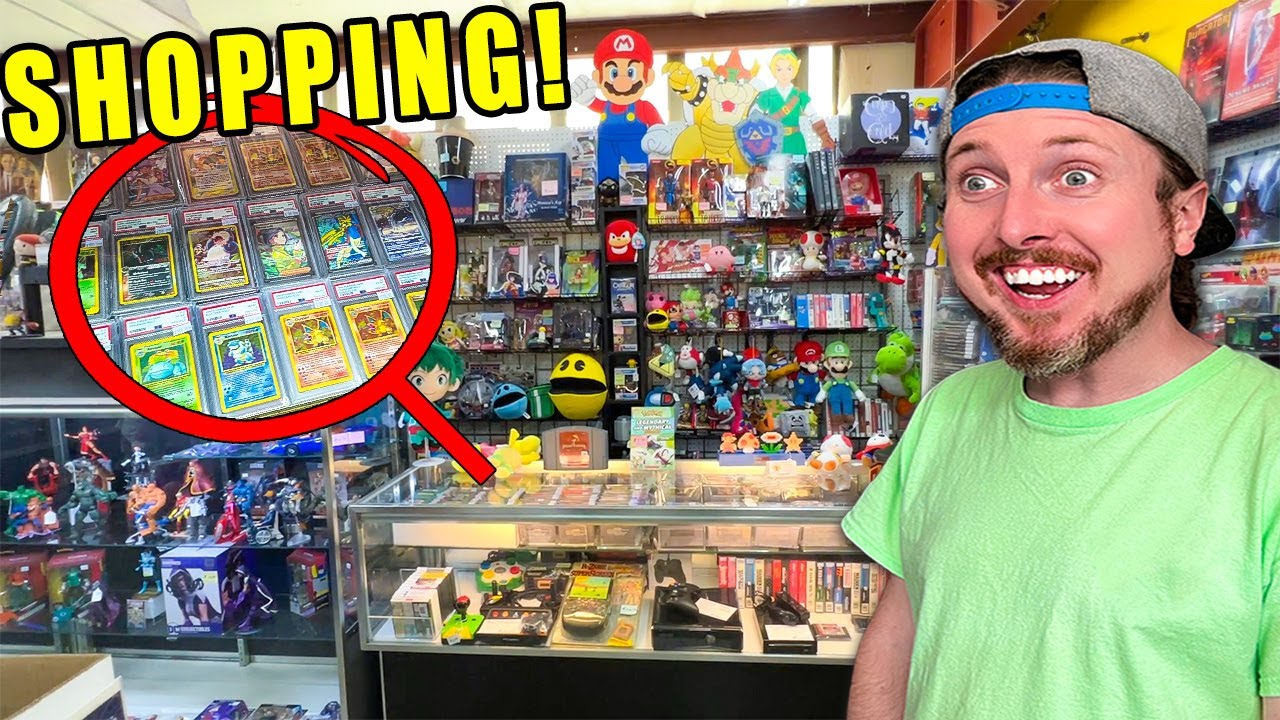 Shopping for Vintage Pokemon at a HUGE Flea Market!