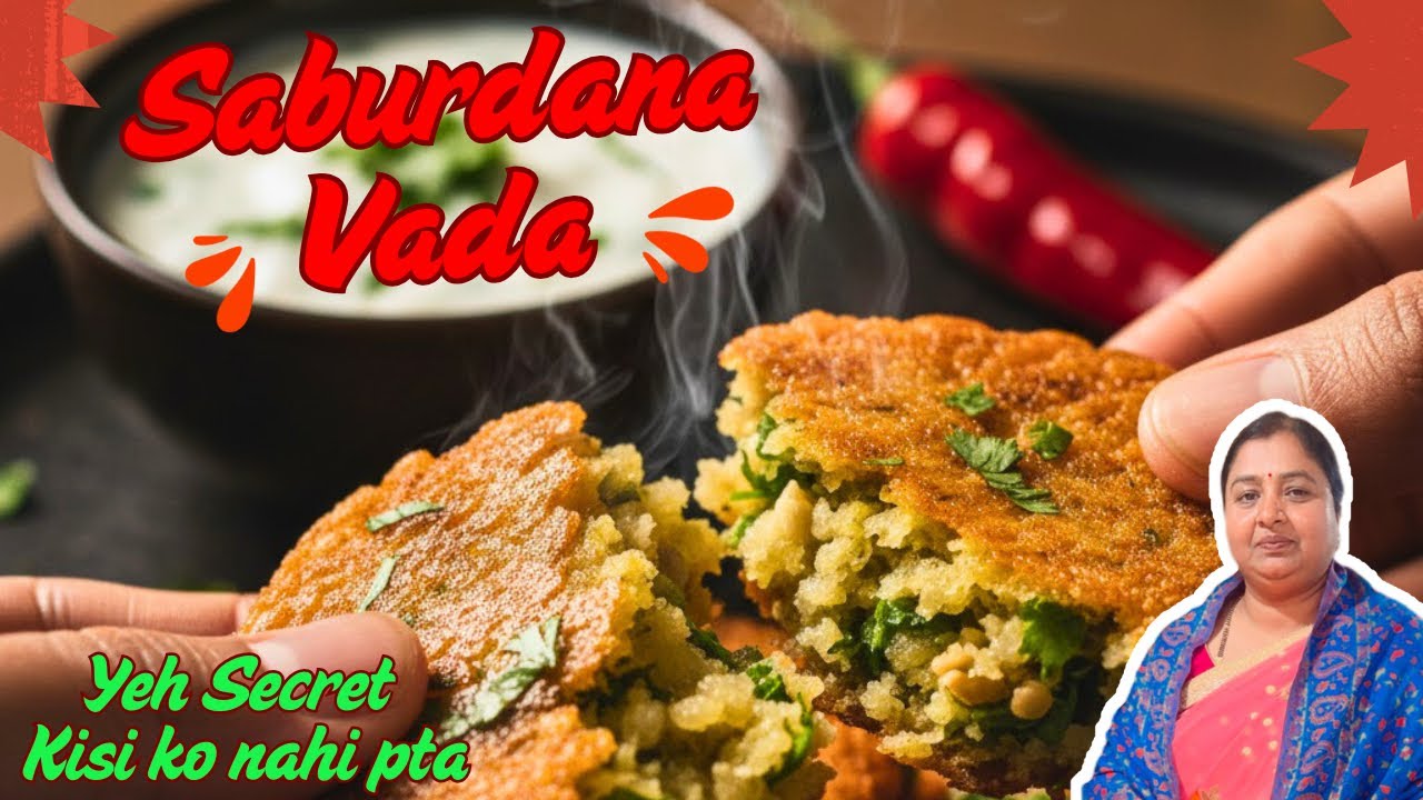 Super Crispy Sabudana Vada Recipe (Non-Oily & Perfect) ✨