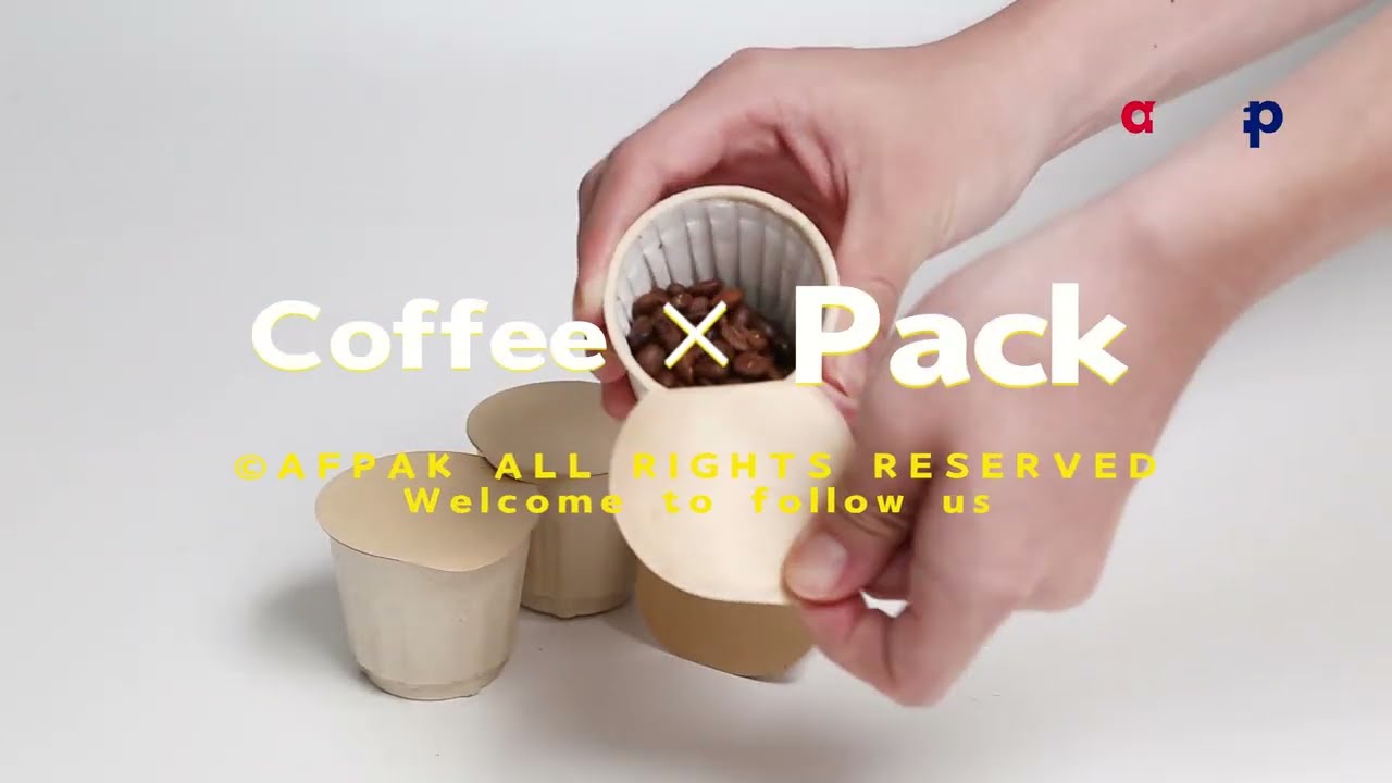 AFPAK new customized production line coffee beans filling packing machine XBloom paper cup packaging