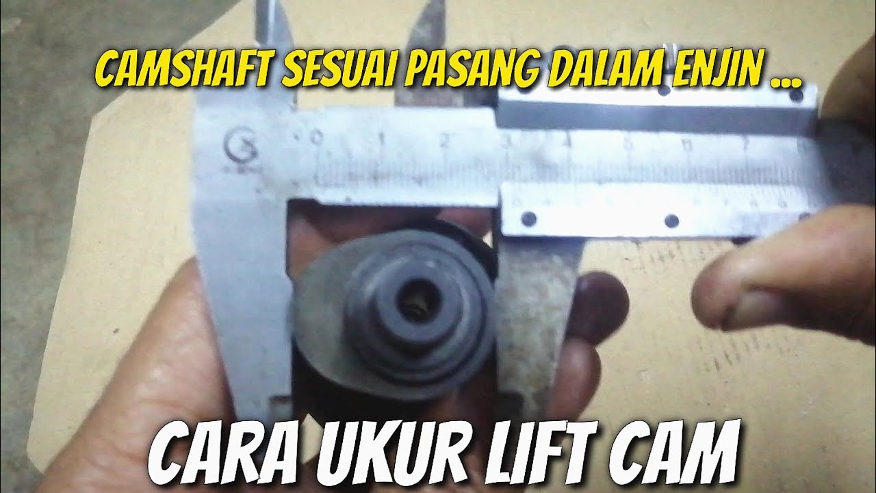 CARA MENGETAHUI UKURAN LIFT CAMSHAFT ‼️WAJB TAHU ⁉️