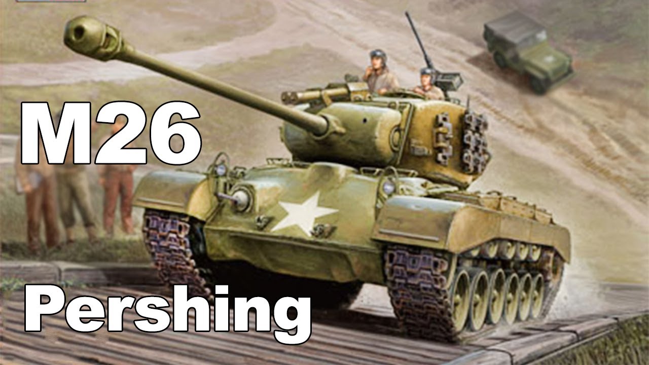РЕДКИЙ Американский танк М26 Першинг. Танки Второй Мировой