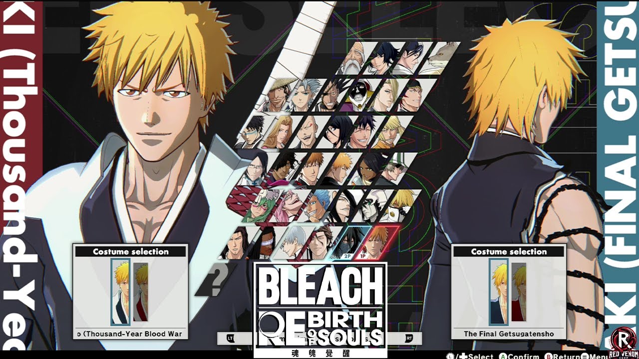 BLEACH Rebirth of Souls - All Characters & Costumes + DLC (TYBW Arc Ichigo Kurosaki) *Updated*