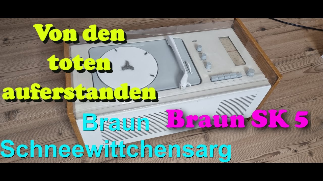 Röhrenradio Musiktruhe Braun SK5 Schneewittchensarg keine Funktion reparatur