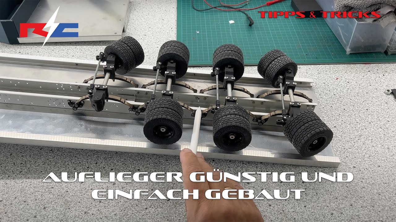 RC Truck Auflieger günstig & einfach gebaut / Tipps und Tricks Modellbau
