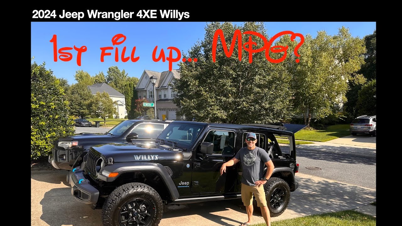 2024 Jeep Wrangler 4XE First Fill Up, Whats my MPG???