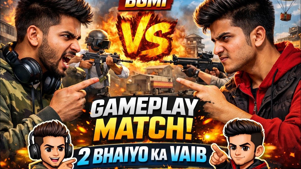 VIBE MATCH ✅ GAMEPLAY MATCH ✅ WITH BRO FULL FUN