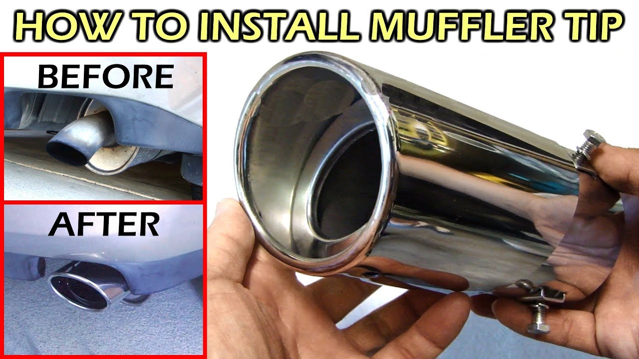 How To Install Stainless Steel Muffler Tip