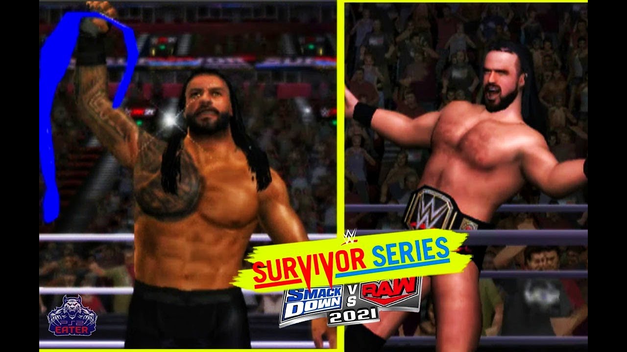 Roman Reigns Vs. Drew Mcintyre Survivor Series 2020 (Highlights) PS2 Gameplay 60fps
