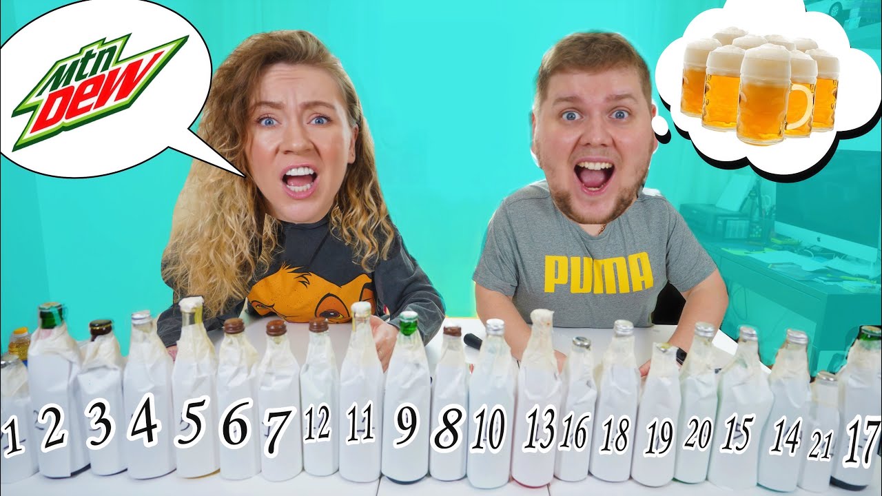 УГАДАЙ ВКУС НАПИТКА чтобы ВЫЖИТЬ ЧЕЛЛЕНДЖ !