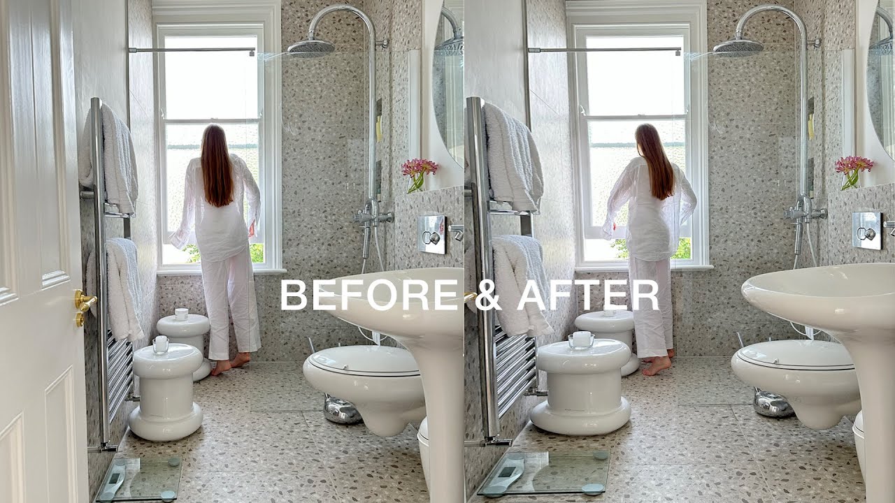 My Minimalist Bathroom Remodel! [Room Tour]