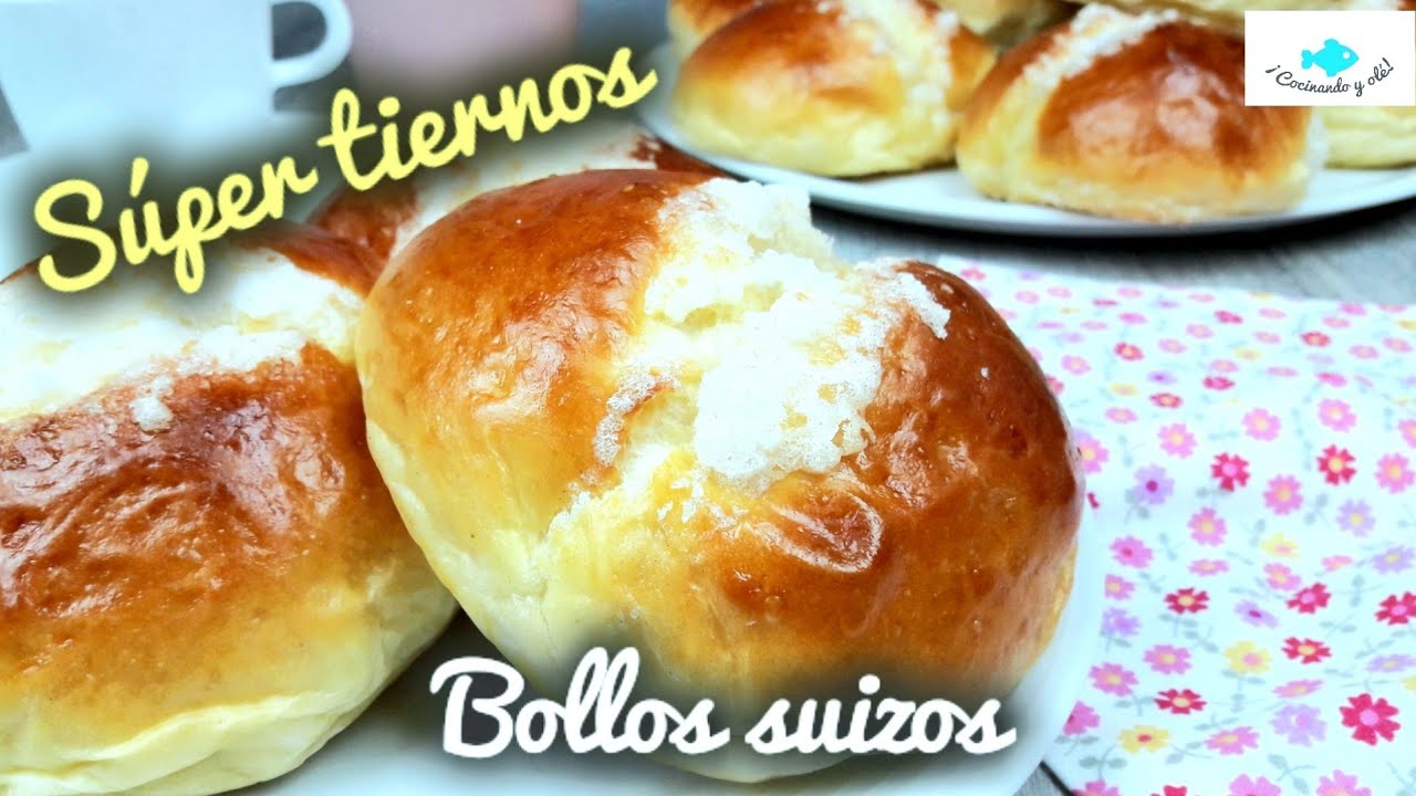 ⭐ BOLLOS SUIZOS ⭐ caseros. Súper esponjosos!! Bollos de pan dulce. Bollos de leche. #bollossuizos