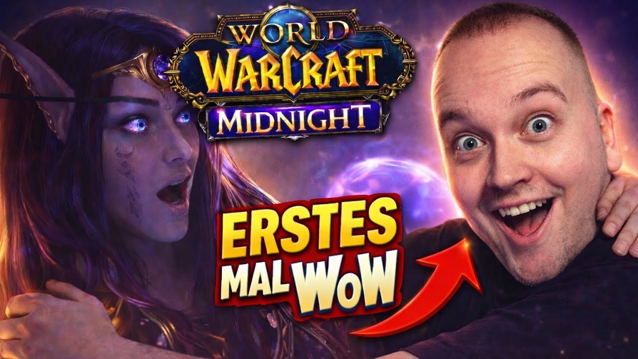 MEIN ERSTES MAL WORLD OF WARCRAFT MIDNIGHT 😱 Was passiert hier?! | WoW Anfänger Live