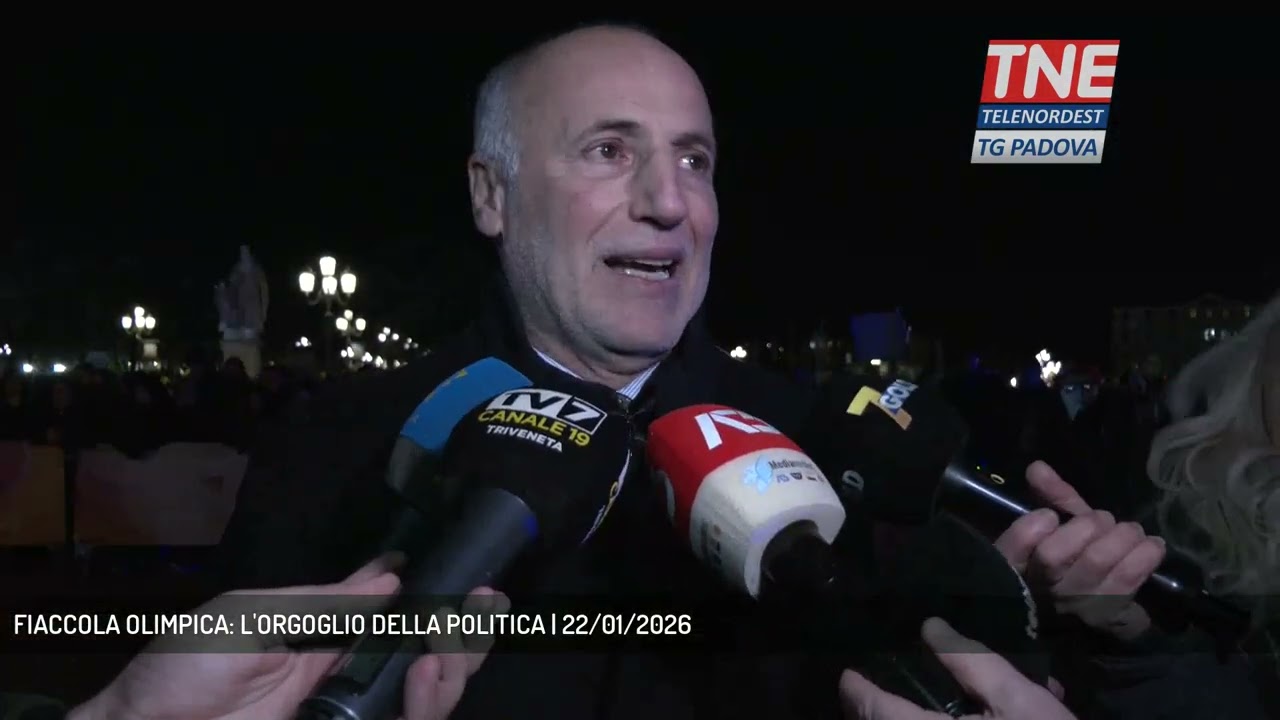 FIACCOLA OLIMPICA: L'ORGOGLIO DELLA POLITICA | 22/01/2026