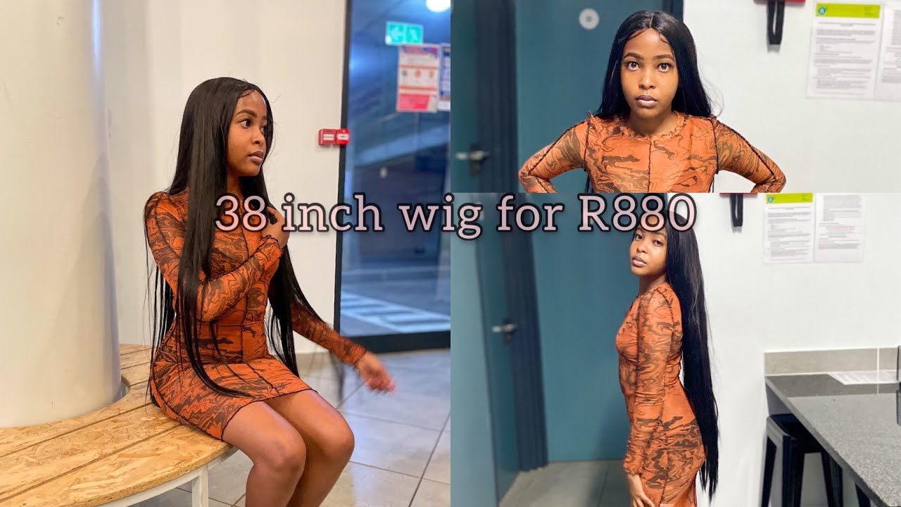 38 INCH LACE FRONT WIG for R880| Realistic install for beginners | SOUTH AFRICAN YOUTUBER