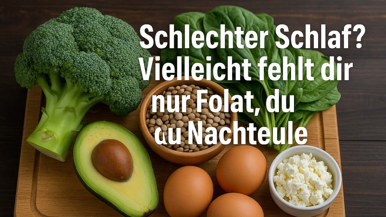 Schlechter Schlaf? Vielleicht fehlt dir nur Folat, du Nachteule