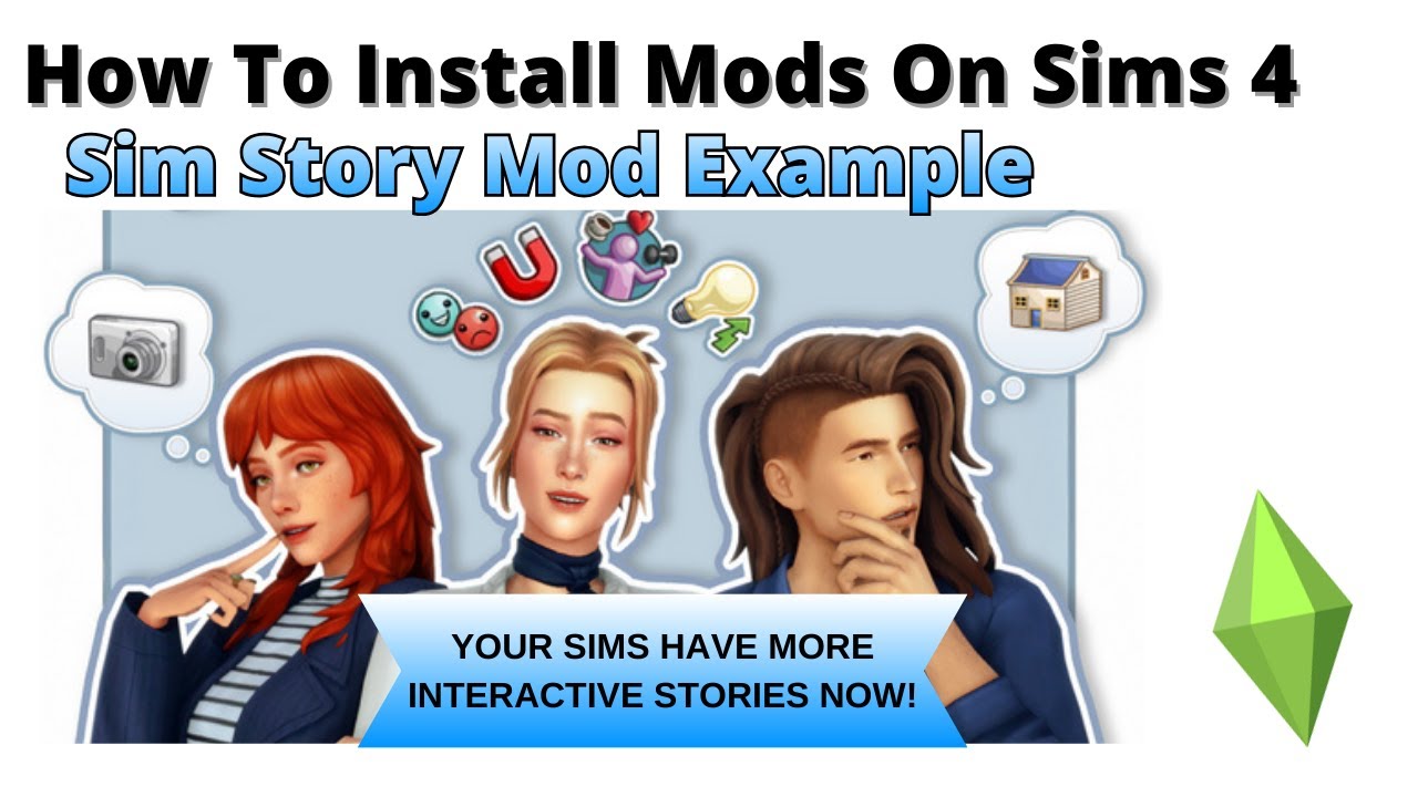 Как установить мод Sim Story для Sims 4 | 2026