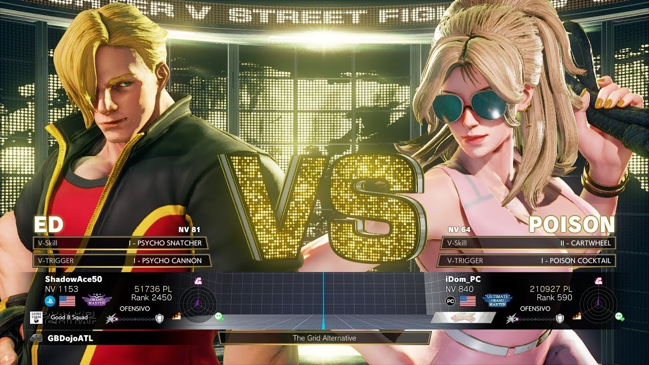 Street Fighter V Champion Edition: ShadowAce50 (ED) Vs iDom (POISON)