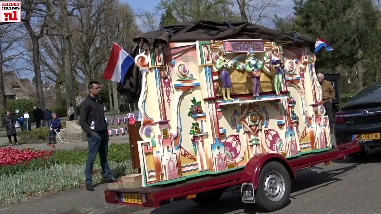 Draaiorgel vermaakt inwoners van verzorgingshuizen Velp 25 04 2021