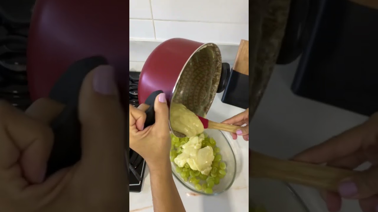 Bombom de uva na travessa
