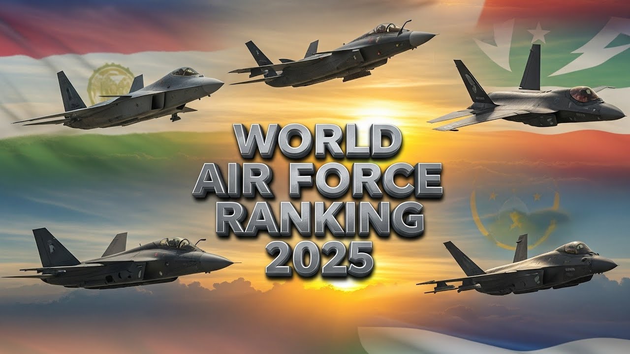 World Air Force Ranking 2025 | Top 10 Most Powerful Air Forces in the World