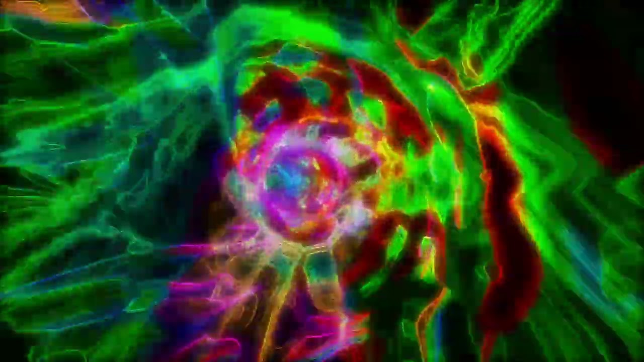 Hypnotic Energy Tunnel — 45 minute Abstract Loop for Relax, Study & Focus 