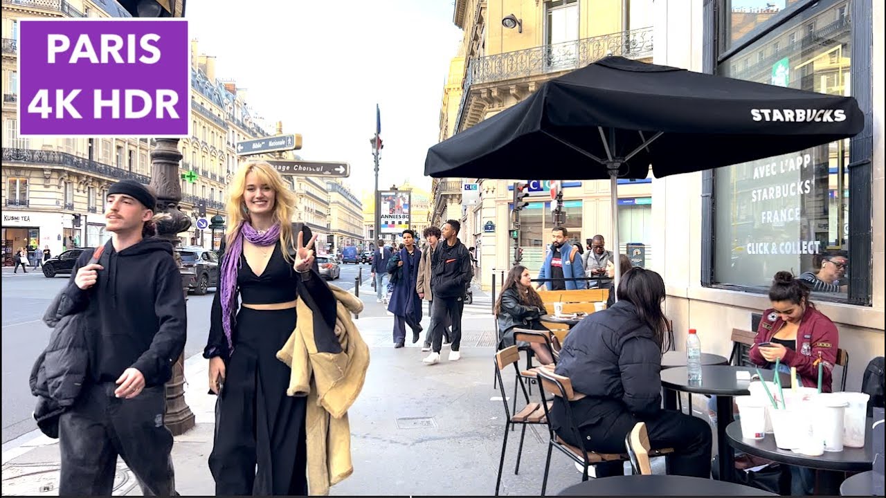 Paris France, Walking tour - October 12, 2022 - 4K HDR 60fps