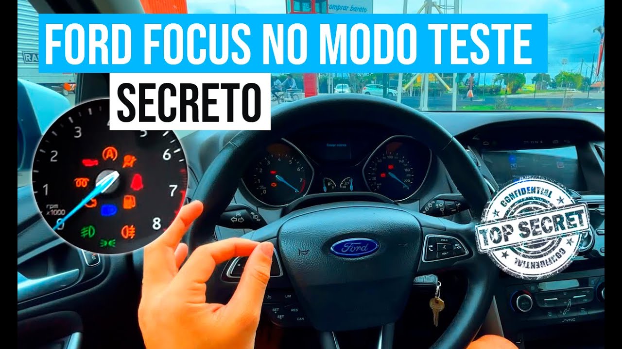 FORD FOCUS MODO SECRETO DE TESTE!! 🔒🤫 ATIVADO O TEST MODE NO SE PLUS, SE, TITANIUM  TODOS MK3/MK3.5