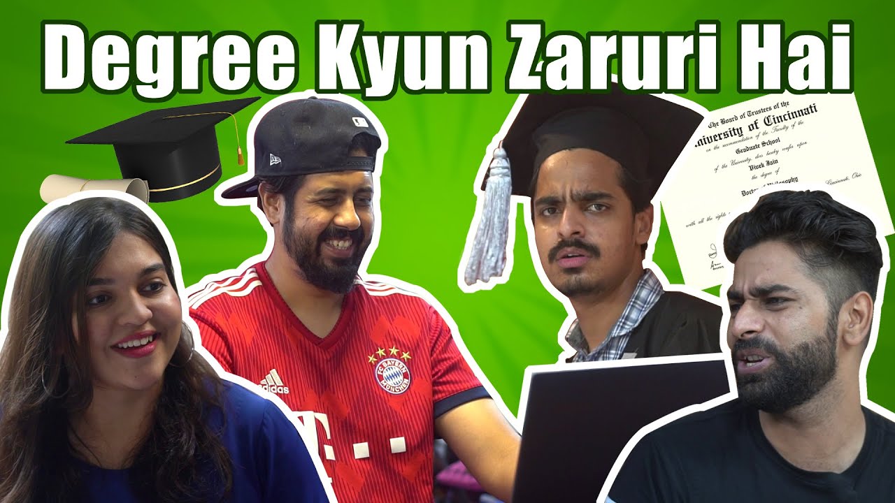 Degree Kyun Zaruri Hai | Bekaar Films | Comedy Skit