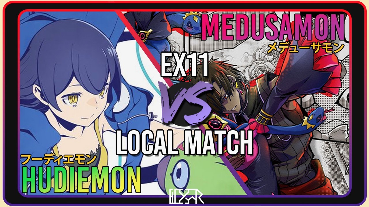 Комментарии к матчу Худиемон против Медузамона [Digimon TCG EX11 Локальный финал]