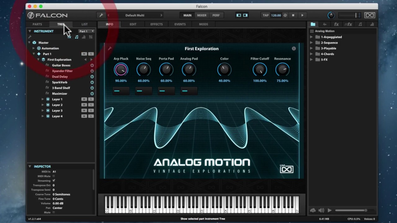 UVI Analogue Motion (Expansion for UVI Falcon)