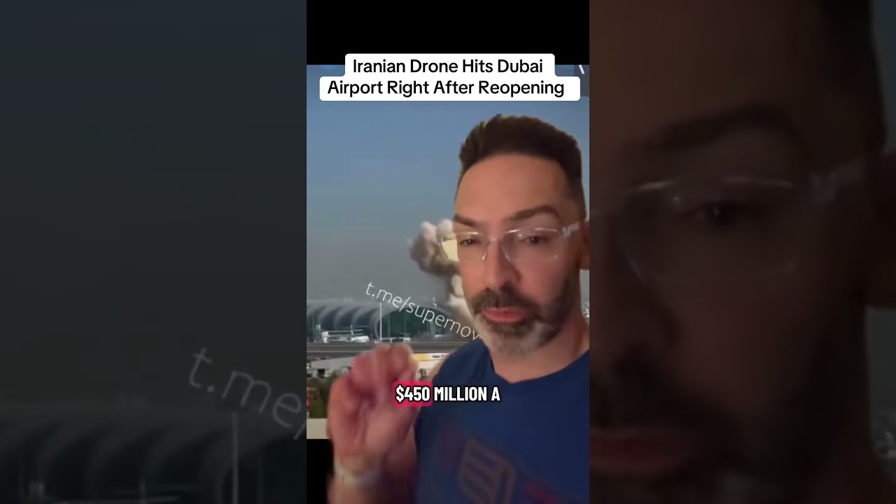 Dubai Airport #duet #iran #dubai #airport #strike #drone #reopened #attack #war #israel #dronestrike