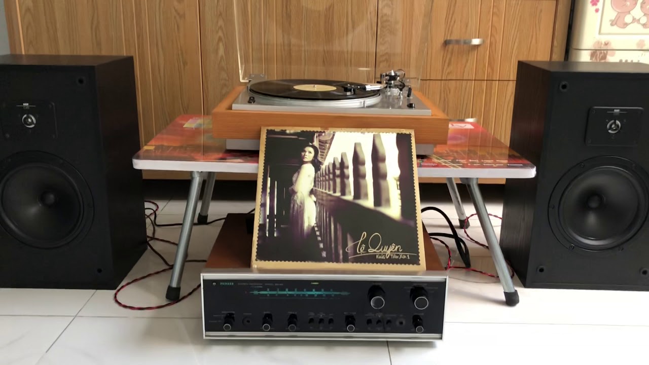 Combo Yamaha LP, loa Kef C45, amply cổ Pionner