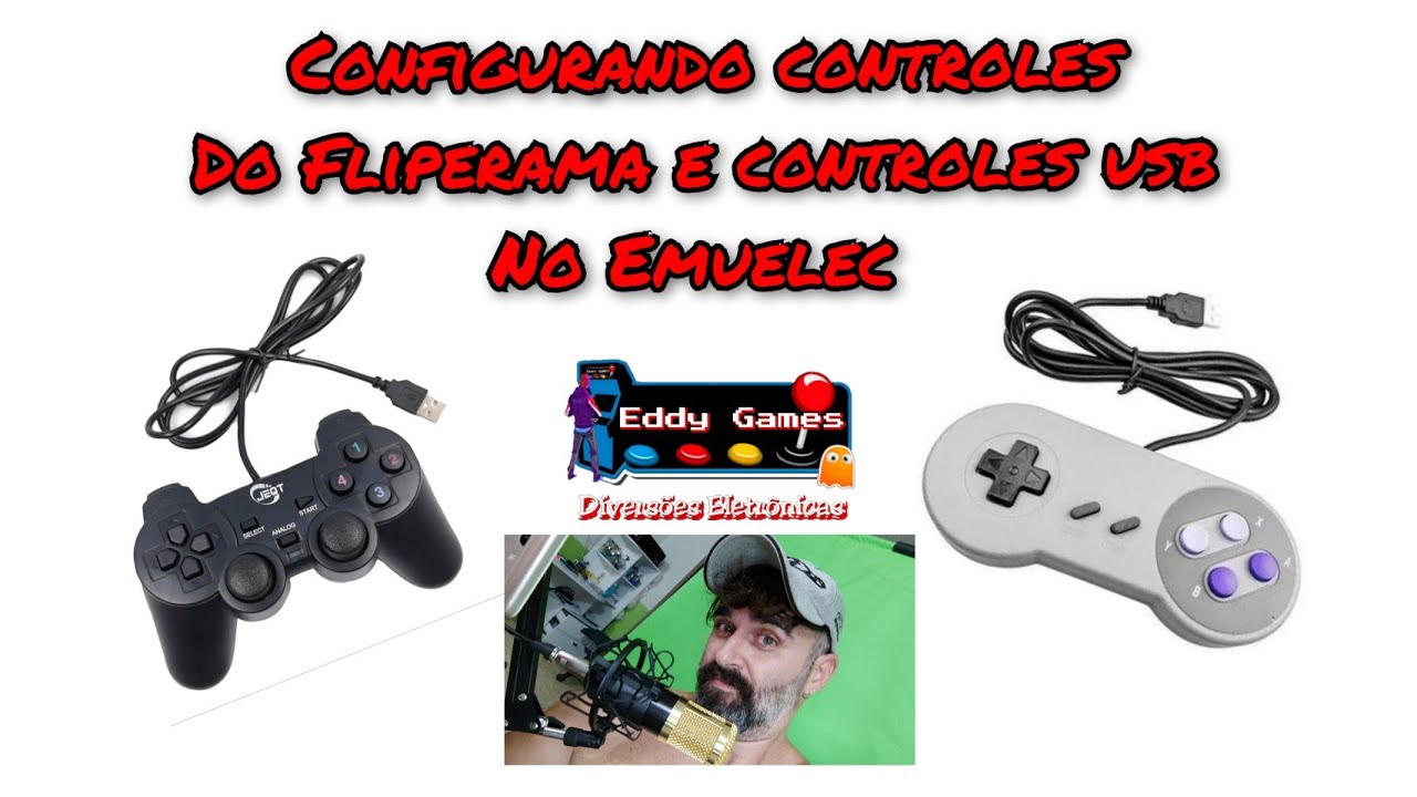 Como configurar controles nos Fliperamas Eddy Games Emuelec