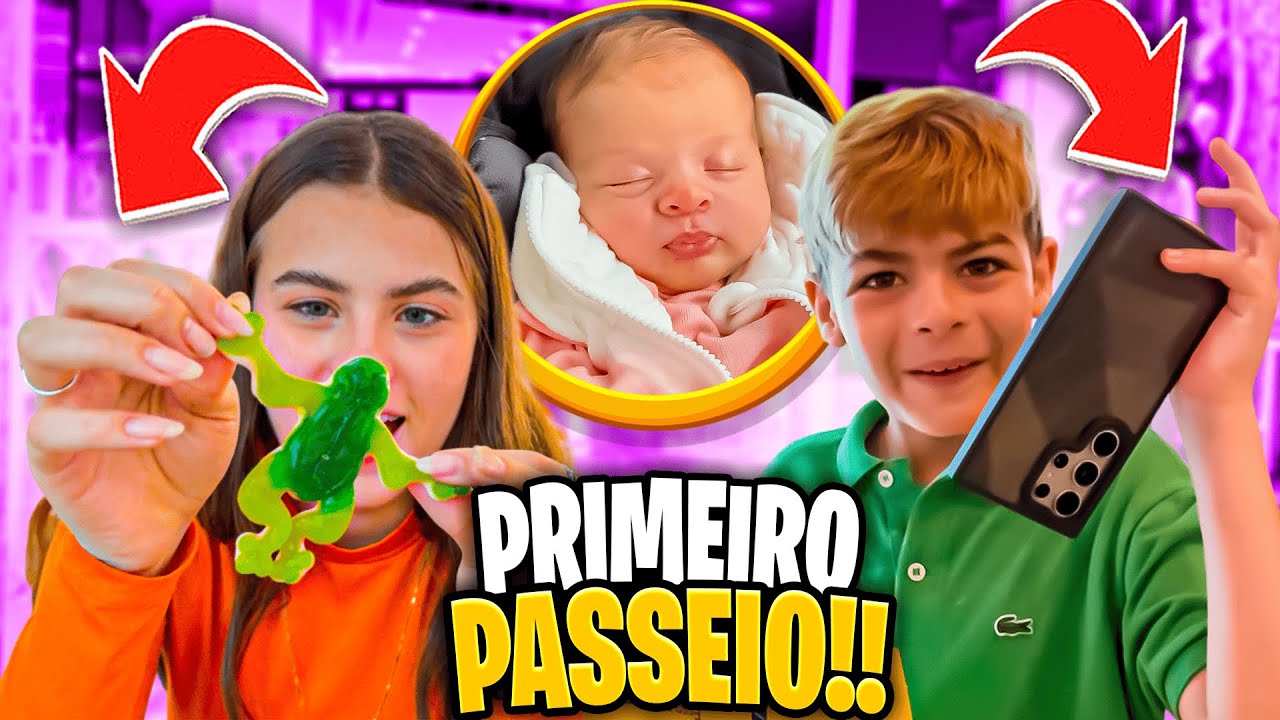 PRIMEIRO PASSEIO DA MELISSA *comi um sapo