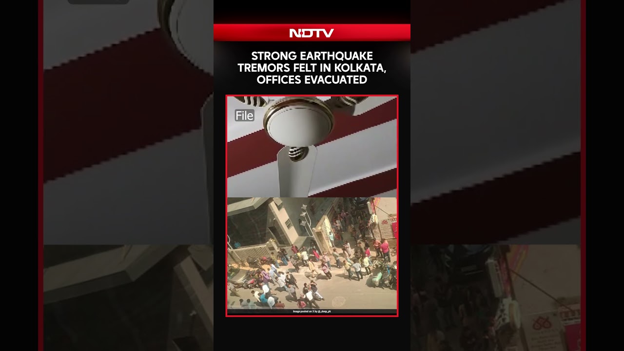 Earthquake In Kolkata | Strong Earthquake Tremors Felt In Kolkata, Offices Evacuated