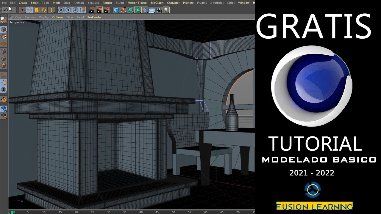 Curso Definitivo de Cinema 4D #21 - Modelado Basico
